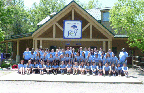 Participants and facilitators of  Wilks LeaderShape program at Camp Joy. 