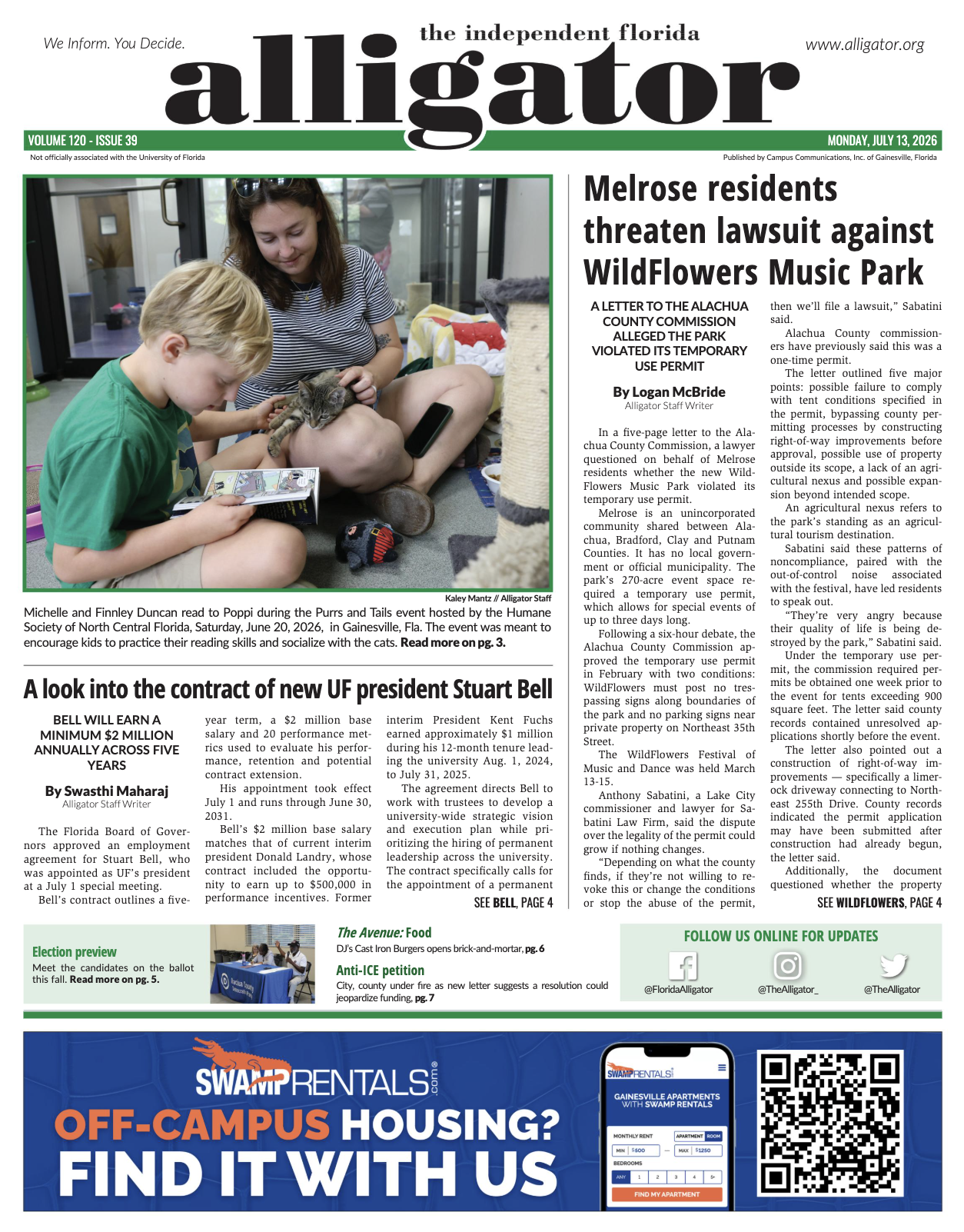 Read our print edition on Issuu