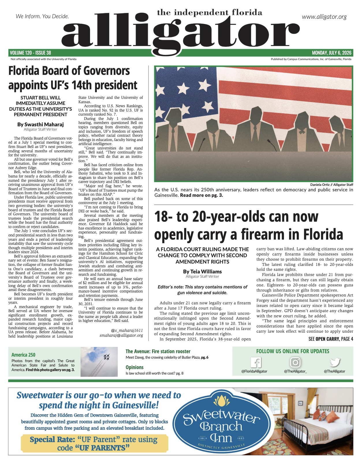 Read our print edition on Issuu