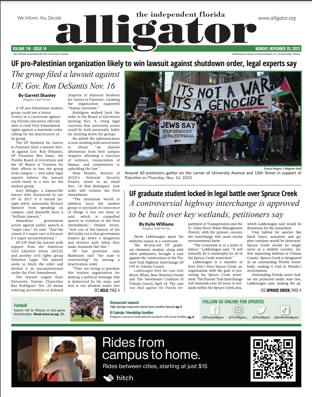 Read our print edition on Issuu