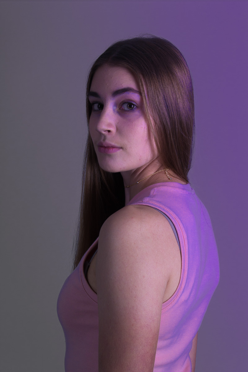 Preview of Angela's photography website