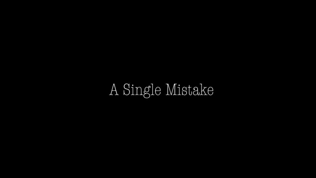 Poster for A Single Mistake