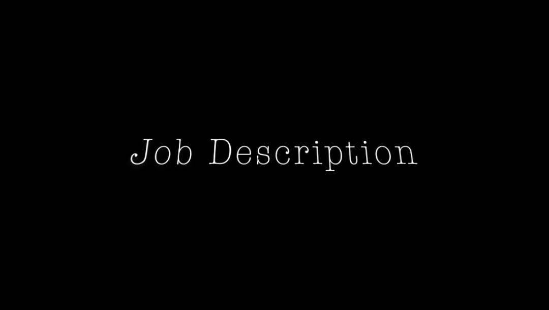 Poster for Job Description
