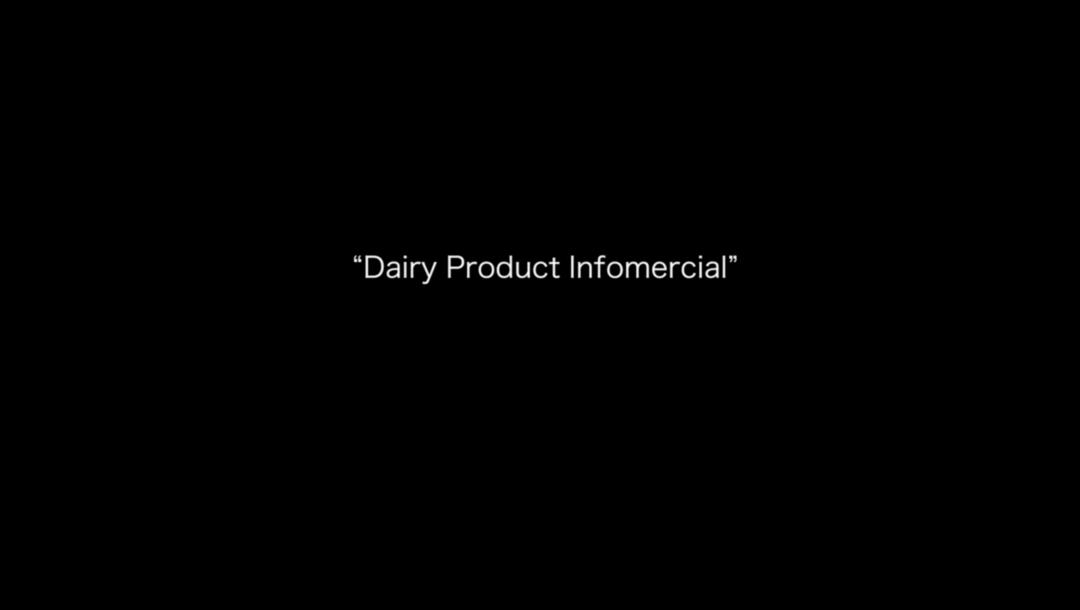 Poster for Dairy Product Infomercial