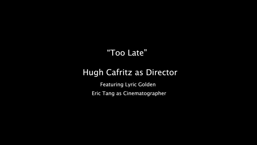 Poster for Too Late