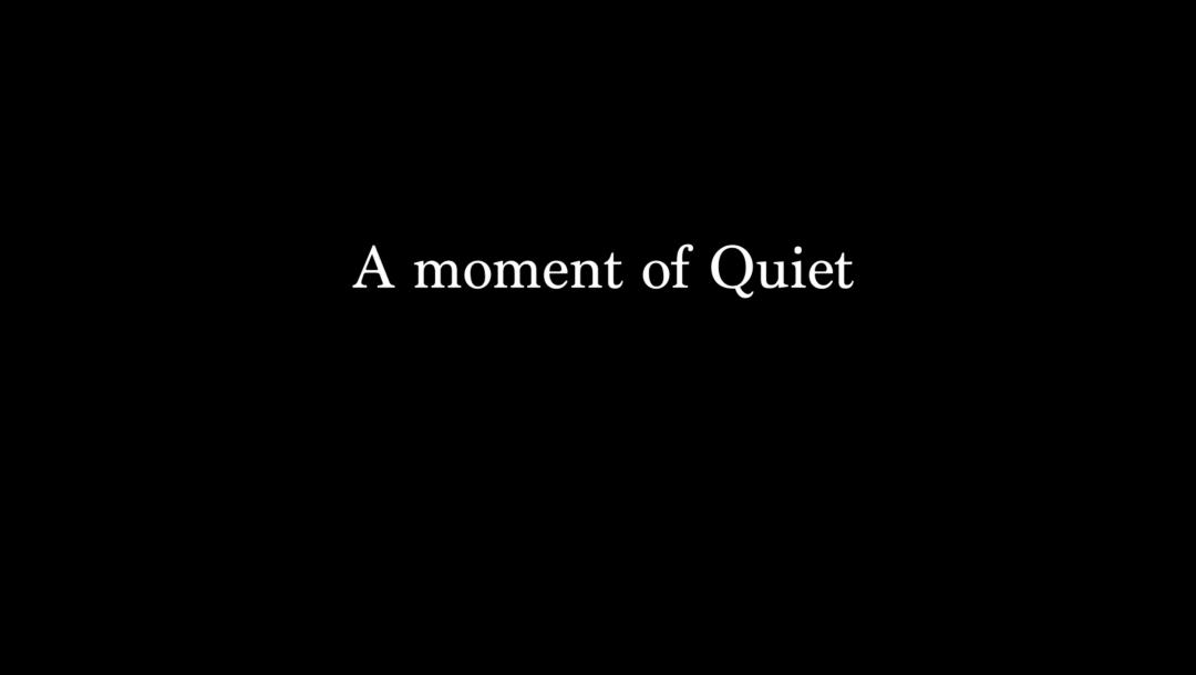 Poster for A Moment of Quiet
