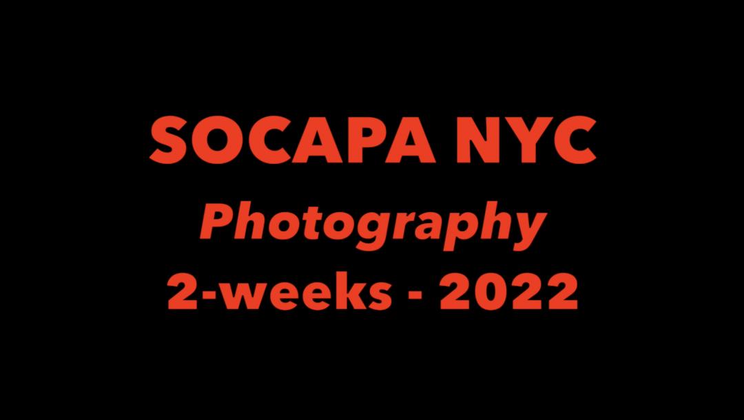 Poster for NYM '22 Session Two 2-Week Photo Slideshow