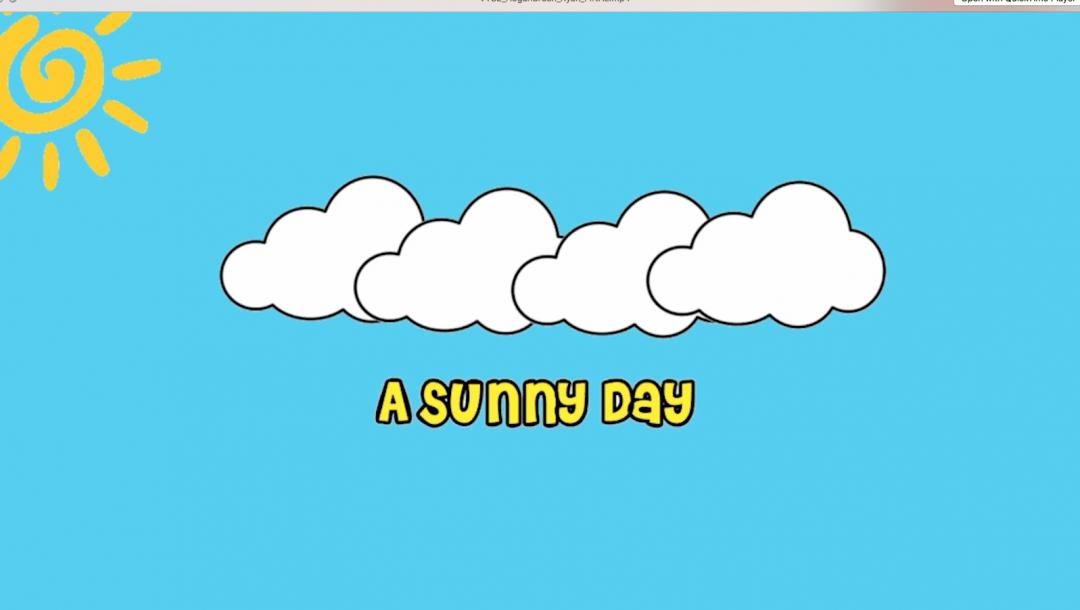 Poster for A Sunny Day