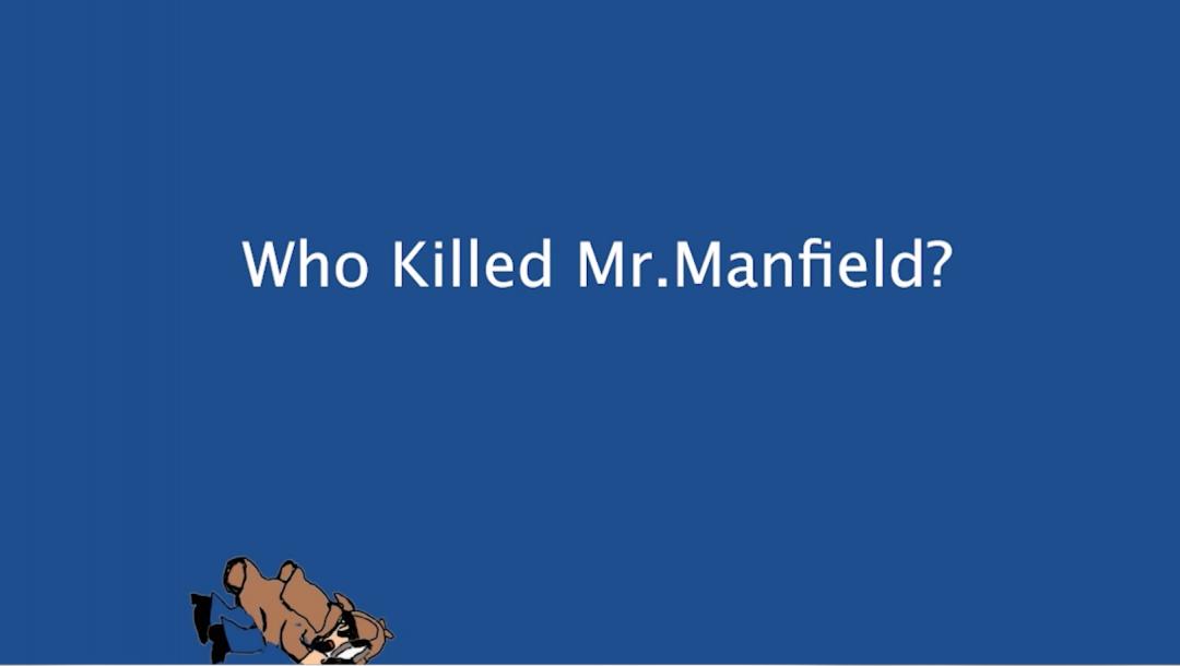 Poster for Who Killed Mr. Manfield?