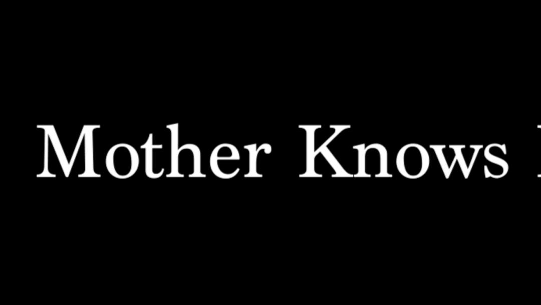 Poster for Mother Knows Best 