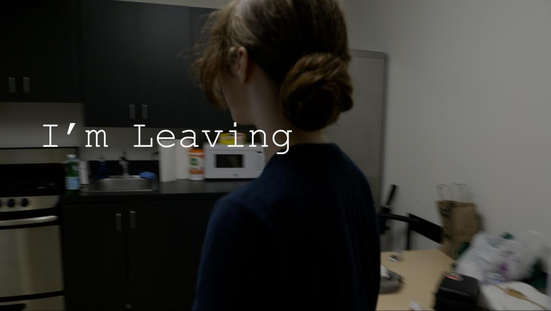Poster for I'm Leaving