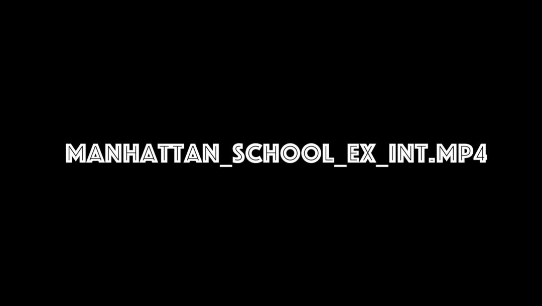 Poster for MANHATTAN_SCHOOL_EX_INT.MP4