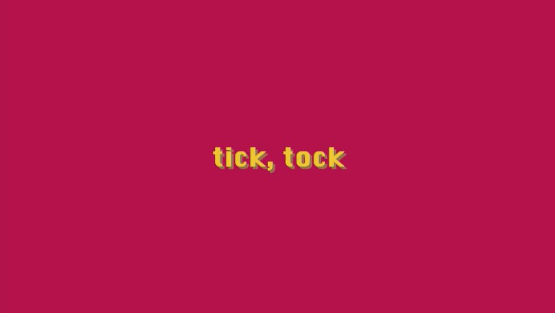 Poster for tick, tock