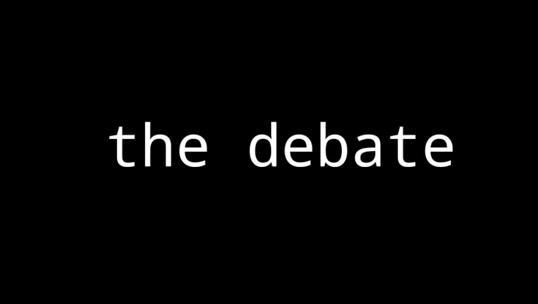 Poster for The Debate