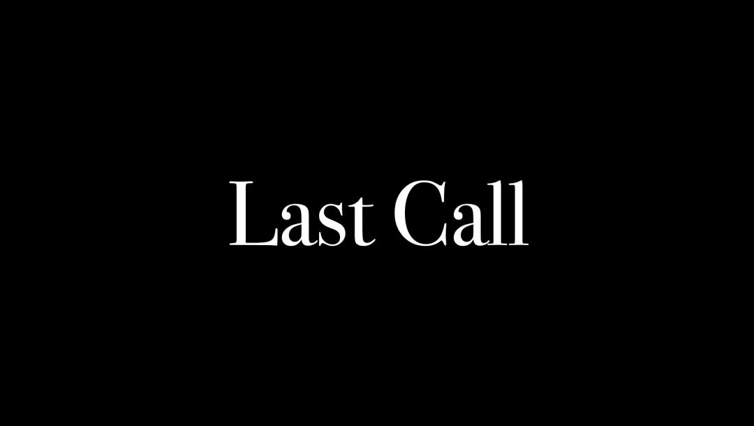 Poster for Last Call