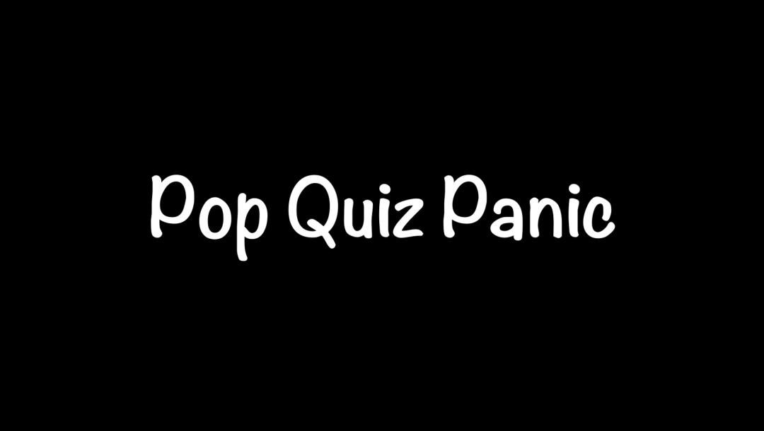 Poster for Pop Quiz Panic
