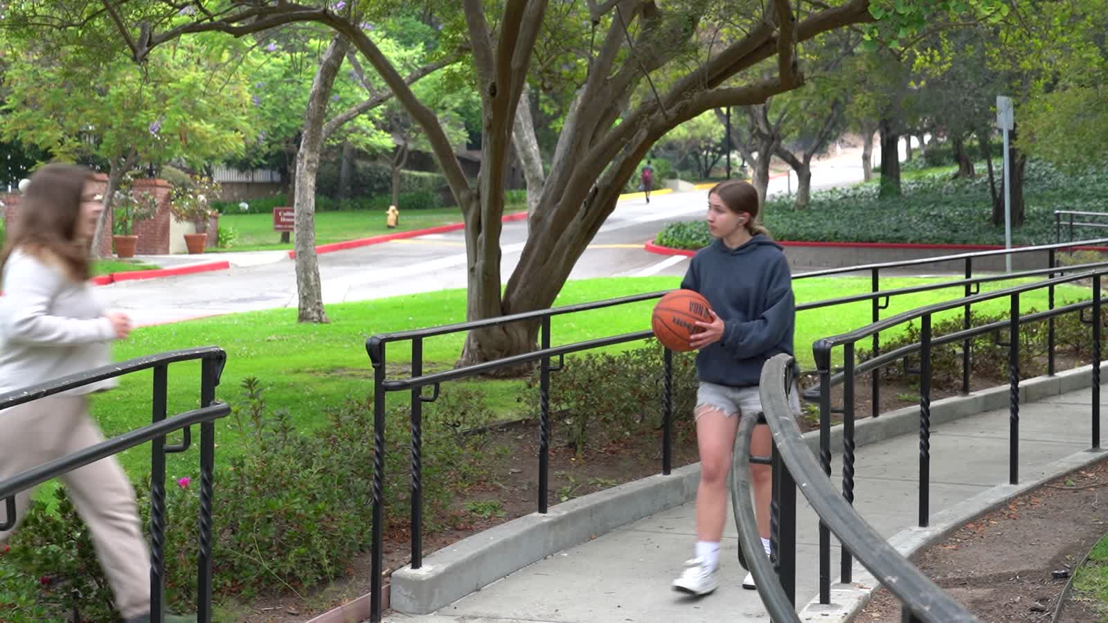 Poster for The girl that just wants to go to basketball practice
