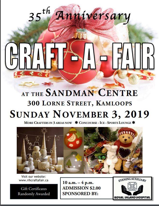 Royal Inland Hospital CraftAFair returns to Kamloops CFJC Today Kamloops