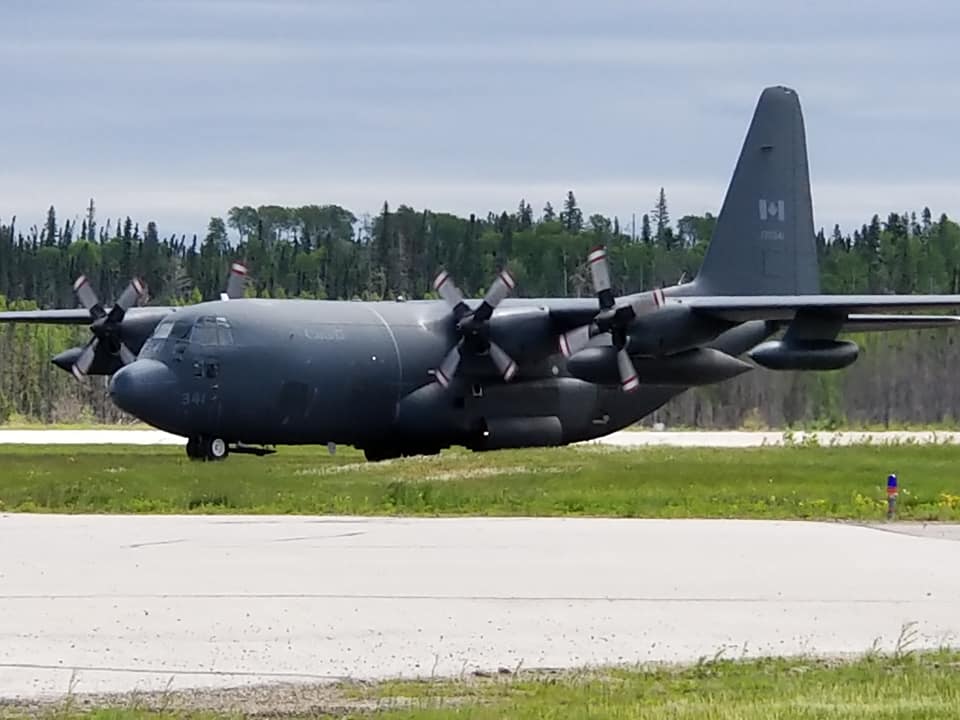 C130 Hercules involved with training missions near La