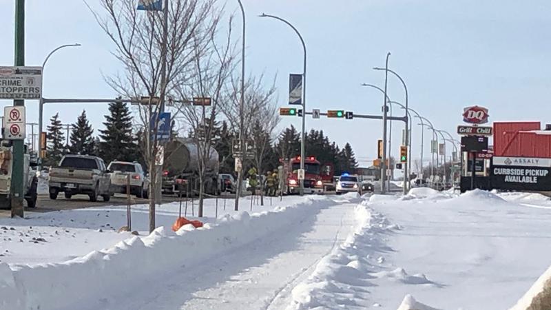 Minor crash holds up traffic on Melfort’s Saskatchewan Drive