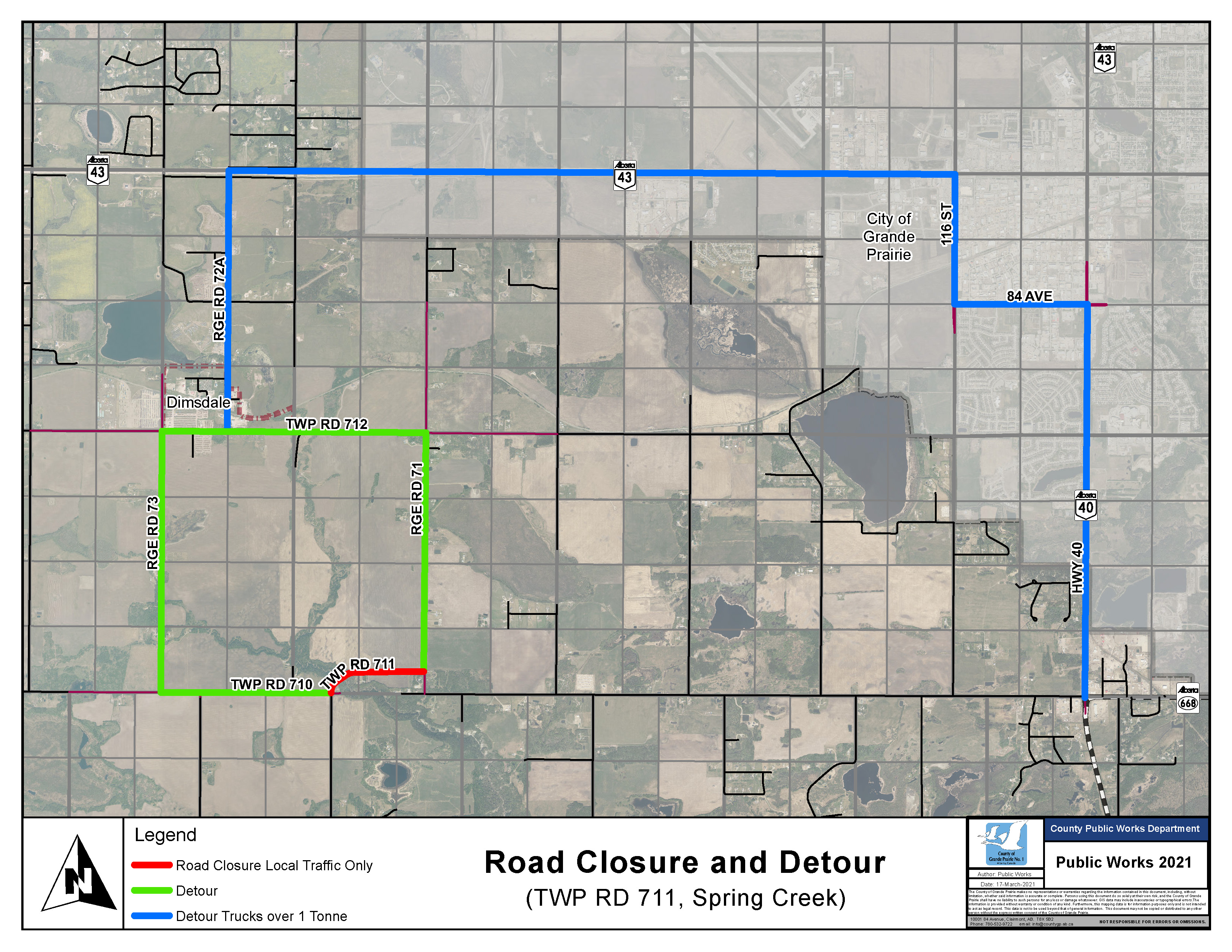 County on track to complete Spring Creek Road repairs this year; detour