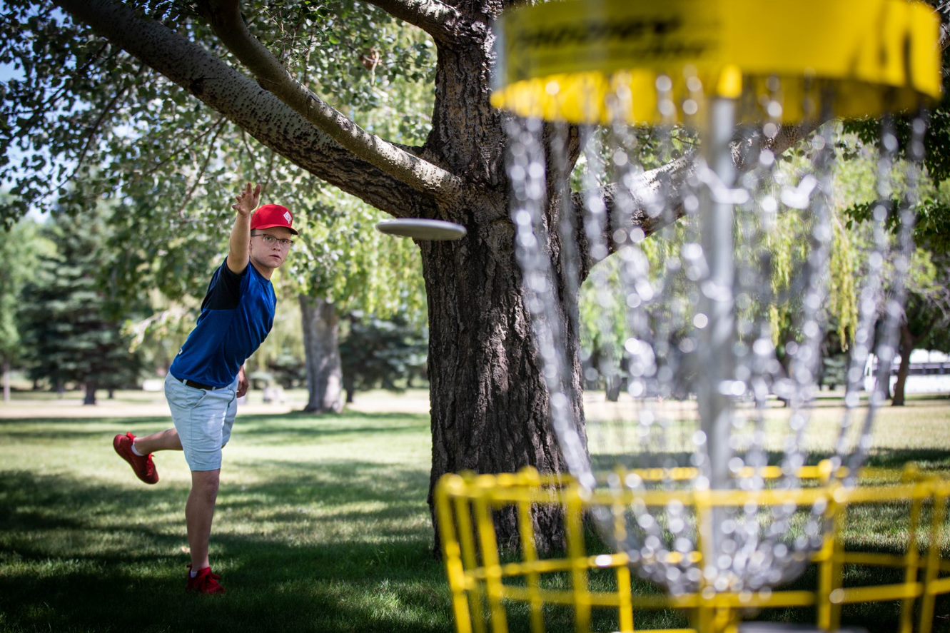 Disc golf course a hole in one at Lethbridge College campus