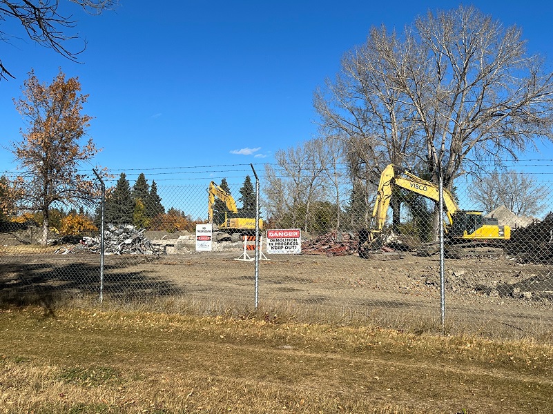All buildings demolished, site cleanup underway at Michener North site