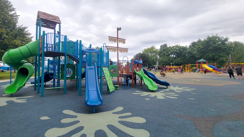 Additional resurfacing approved for Parksville playground