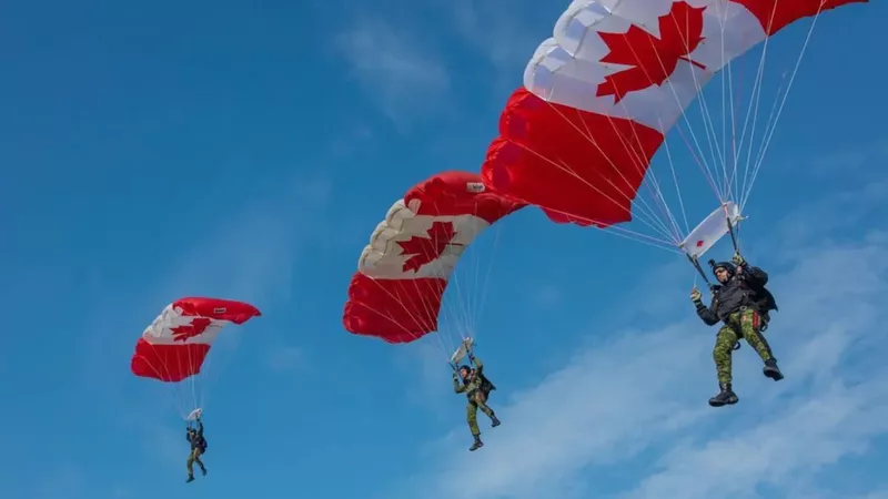 Parachute demo planned overhead Qualicum Beach for Family Day