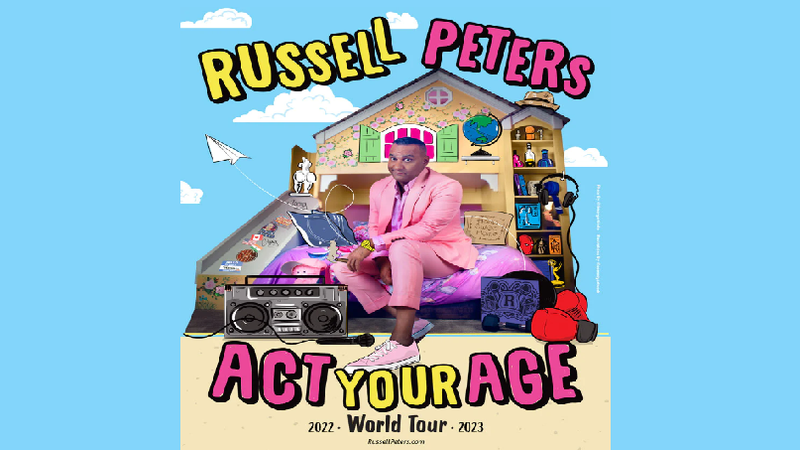 Global icon Russell Peters stops in Red Deer for ‘Act Your Age’ comedy