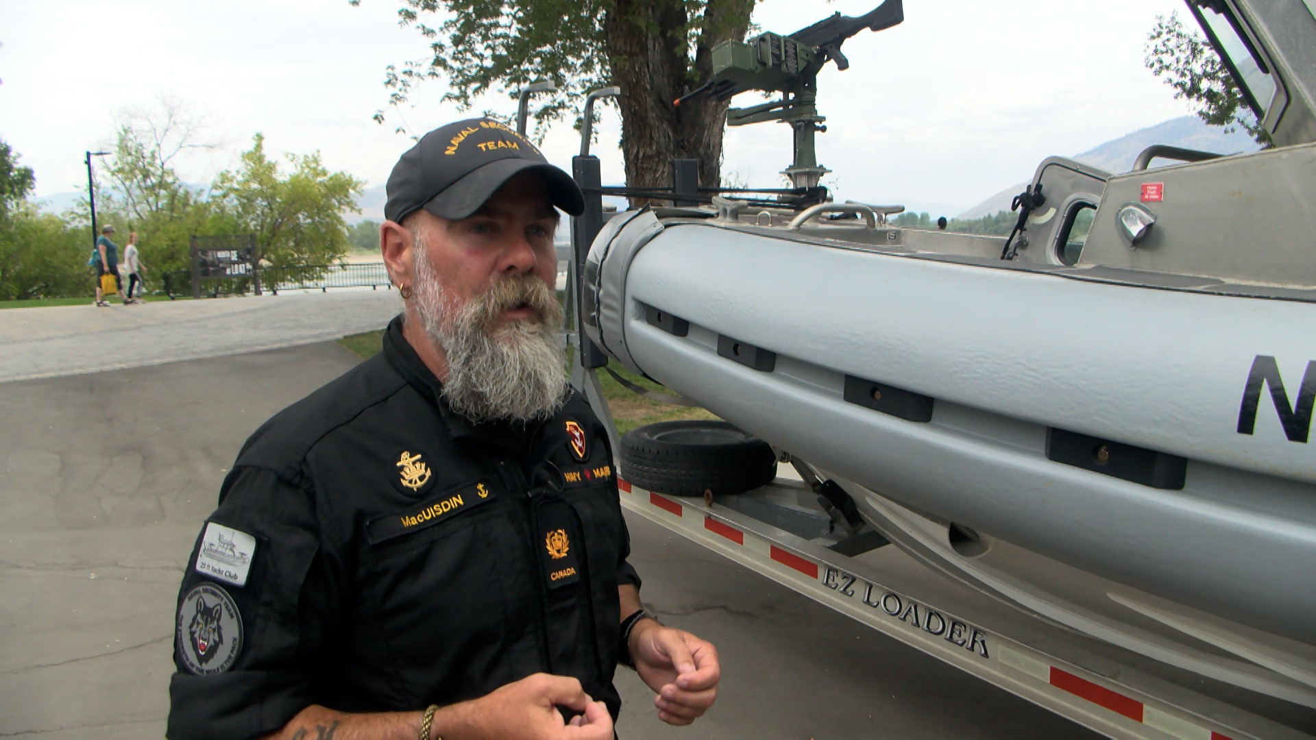 Naval Security Team visits Kamloops to help increase visibility for new