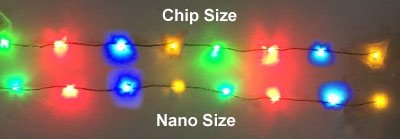 colored lights for miniatures
