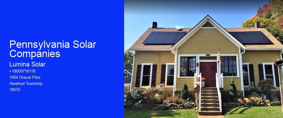 Pennsylvania Solar Companies