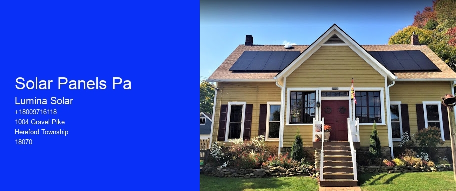 Solar Panels Pa