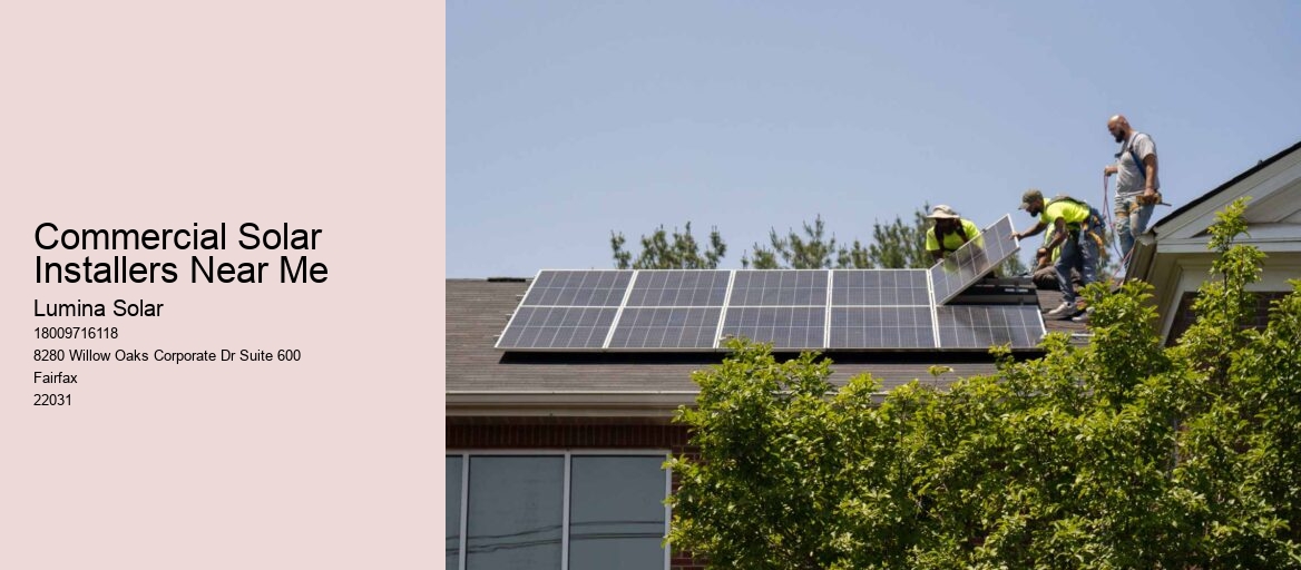 Commercial Solar Installers Near Me