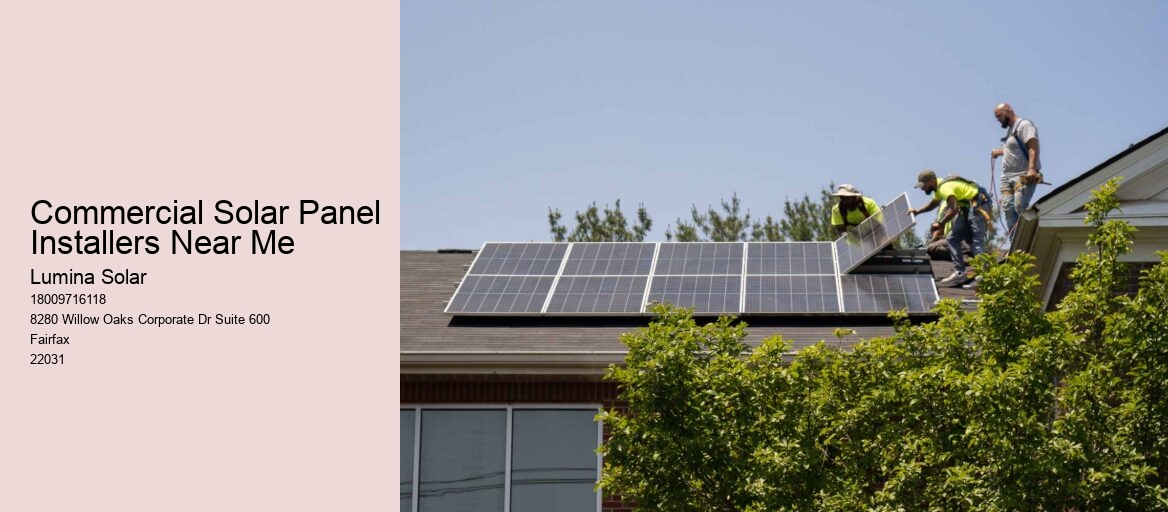 Commercial Solar Panel Installers Near Me