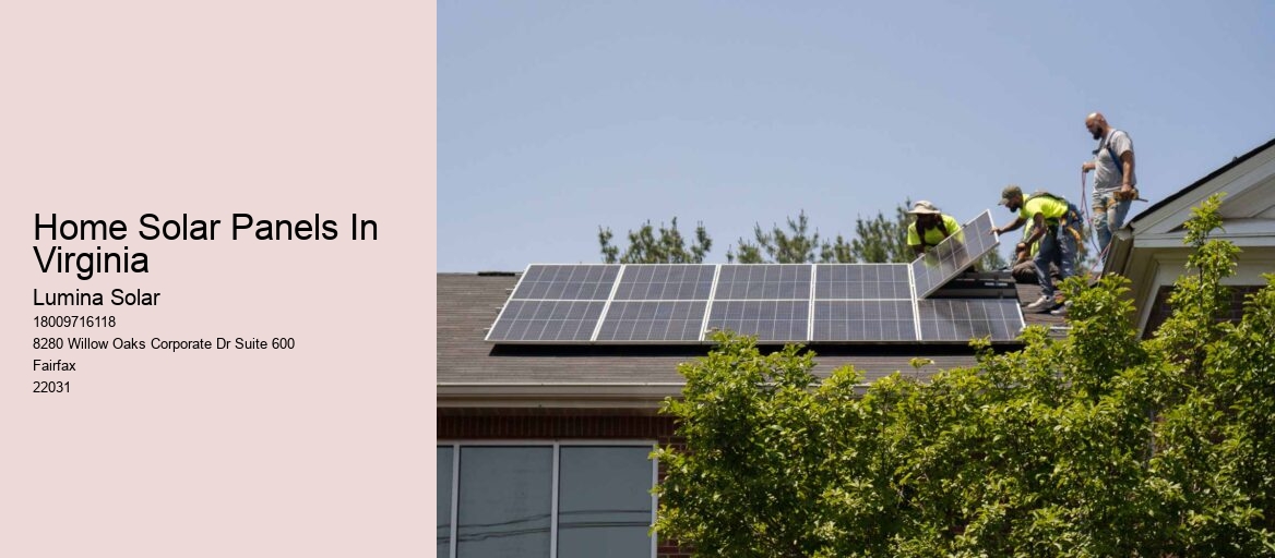 Home Solar Panels In Virginia