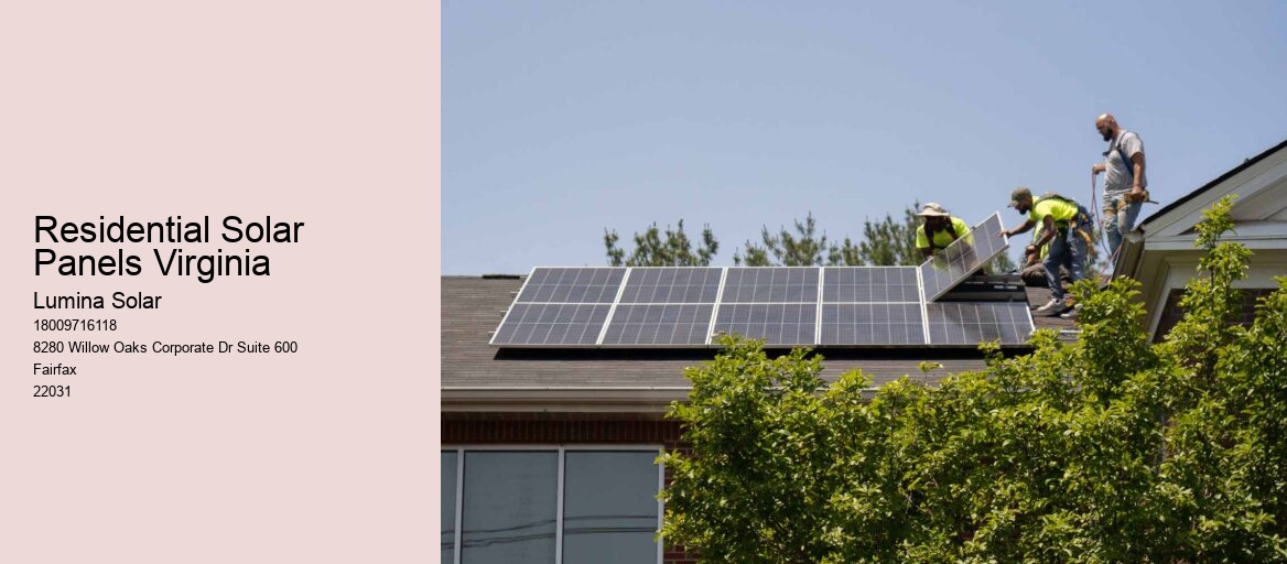 Residential Solar Panels Virginia