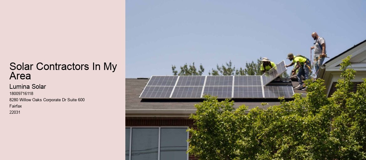 Solar Contractors In My Area