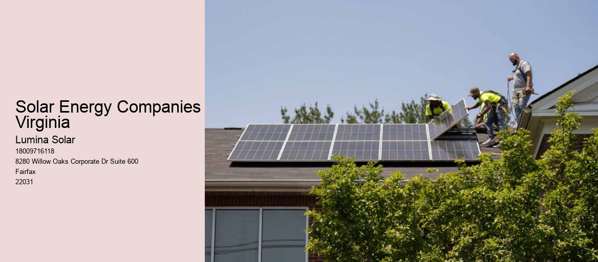 Solar Energy Companies Virginia