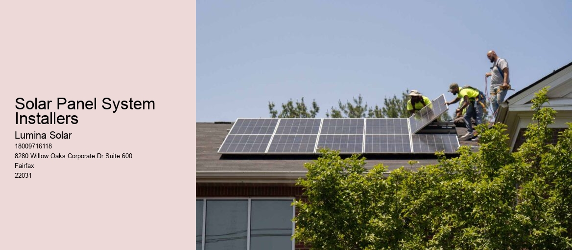 Solar Panel System Installers