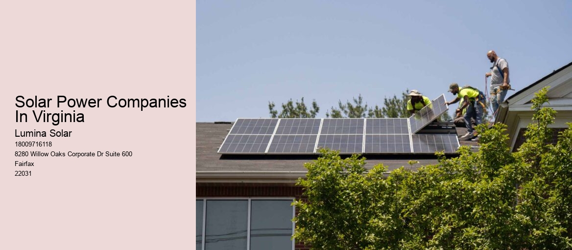 Solar Power Companies In Virginia