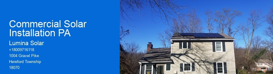 Commercial Solar Installation PA