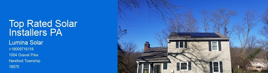 Top Rated Solar Installers PA