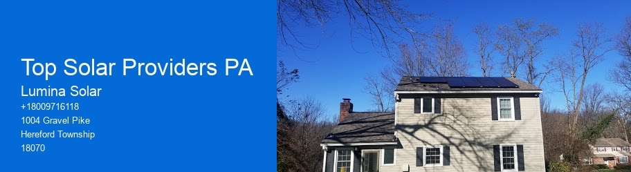 Top Solar Providers PA