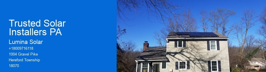 Trusted Solar Installers PA