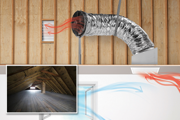 Closed Ceiling Attic Ventilation