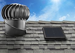 Interior Mounted Solar Attic Fan - Whirley Bird