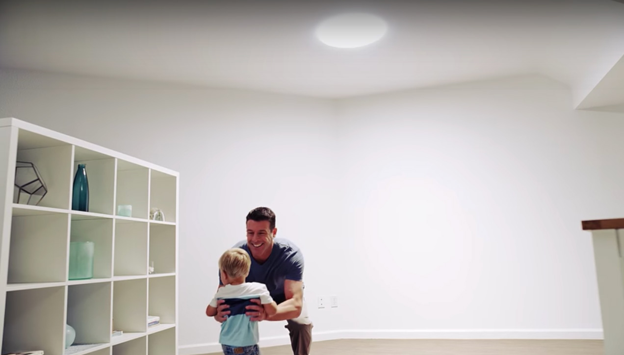 Father and Son Playing