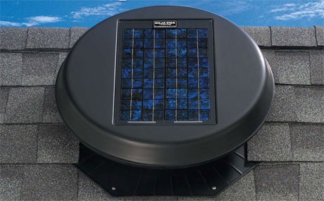 Solar-powered Attic Fan